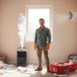 Cómo secar y sanear una zona afectada por goteras sin dejar moho